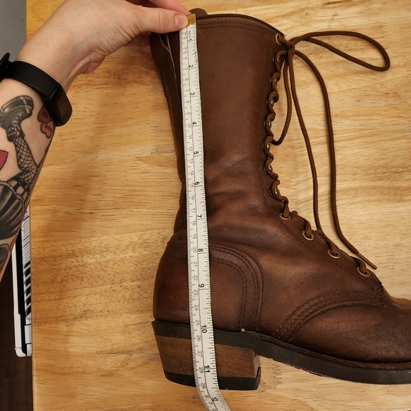 Vintage boots by Vulcan size 6 us brown leather - Picture 8 of 16